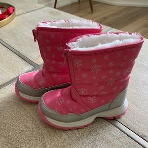 Toddler Girl Snow Boots Size 9